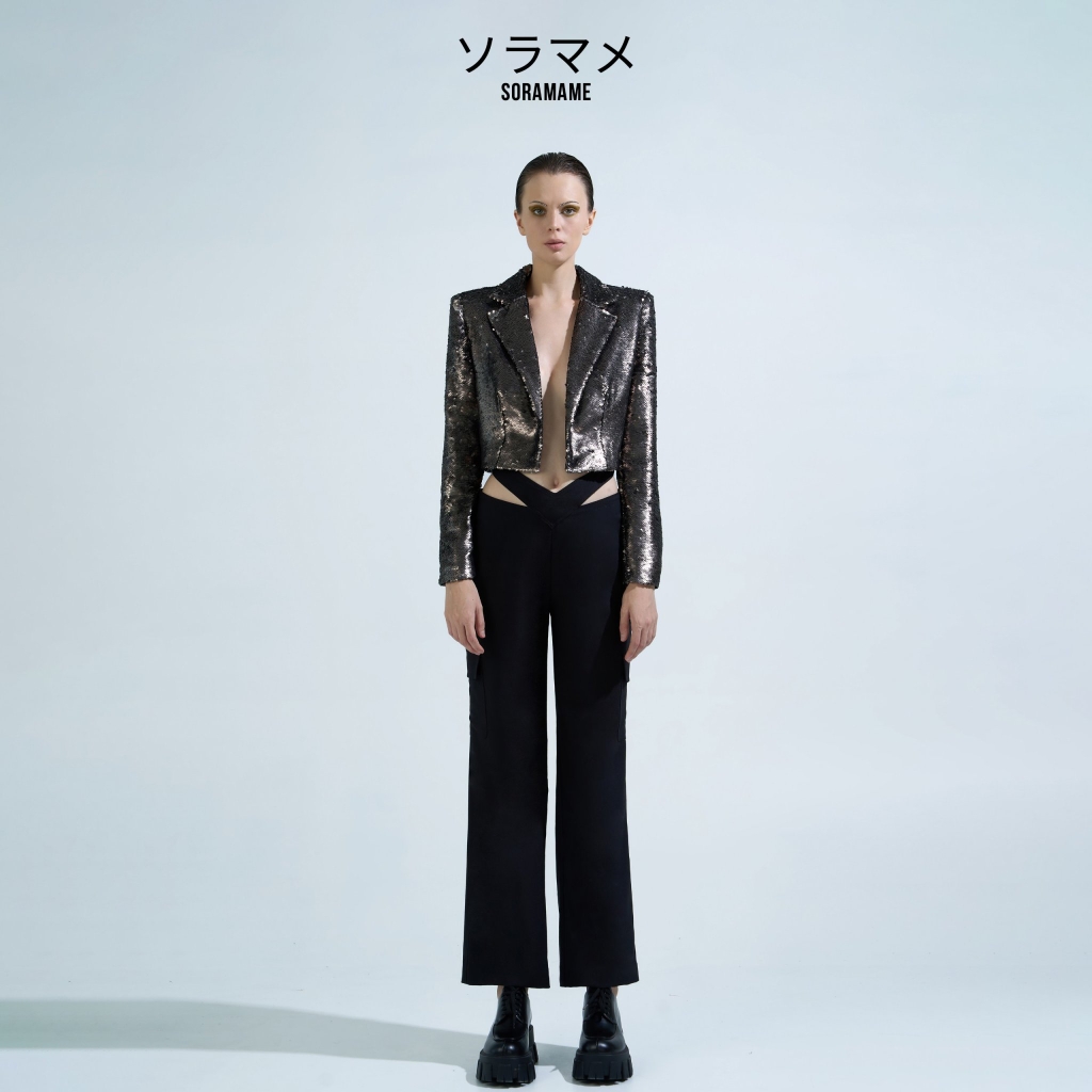 SEQUIN LONG SLEEVES JACKET