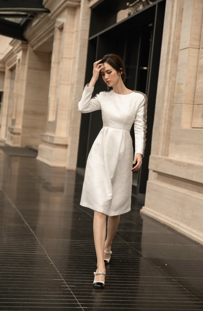 SEQUIN LONG SLEEVES DRESS
