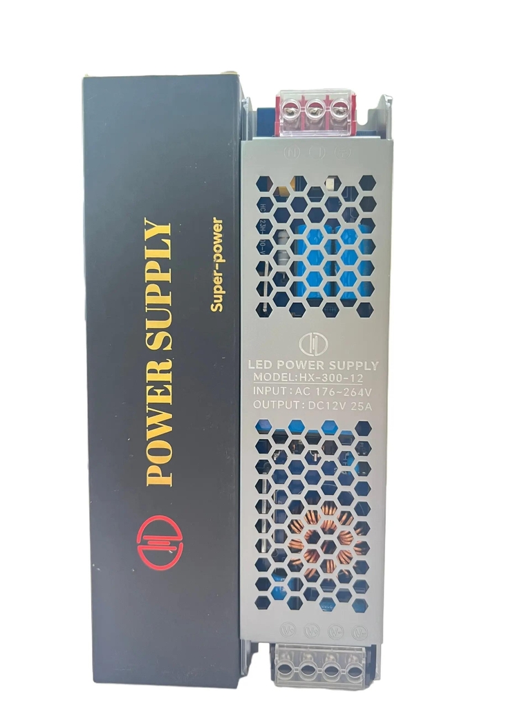 Nguồn mỏng, nguồn dẹp vỏ xám 12V 25A 300W Chất lượng cao siêu bền