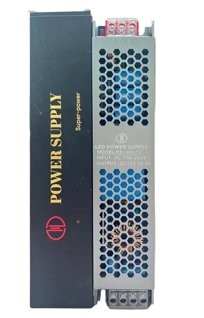 Nguồn mỏng, nguồn dẹp vỏ xám 12V 33A 400W Chất lượng cao siêu bền