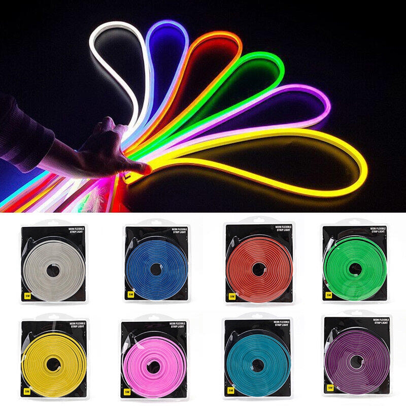 Led NEON 12V 5M, chống nước, dùng để trang trí, tạo logo, uốn chữ uốn hình quảng cáo siêu đẹp, nhiều màu lựa chọn