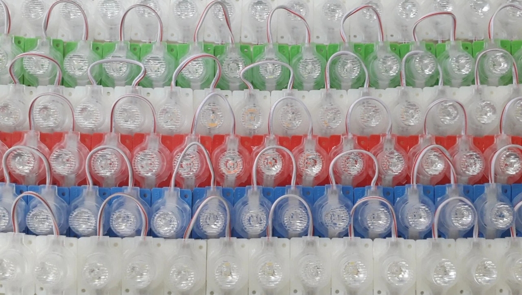 Đèn Led rọi mắt trâu, 1.5W điện áp DC12V, 1 dây 20 bóng, siêu sáng ( trắng, trắng lạnh, vàng ấm, đỏ, xanh dương, xanh lá )