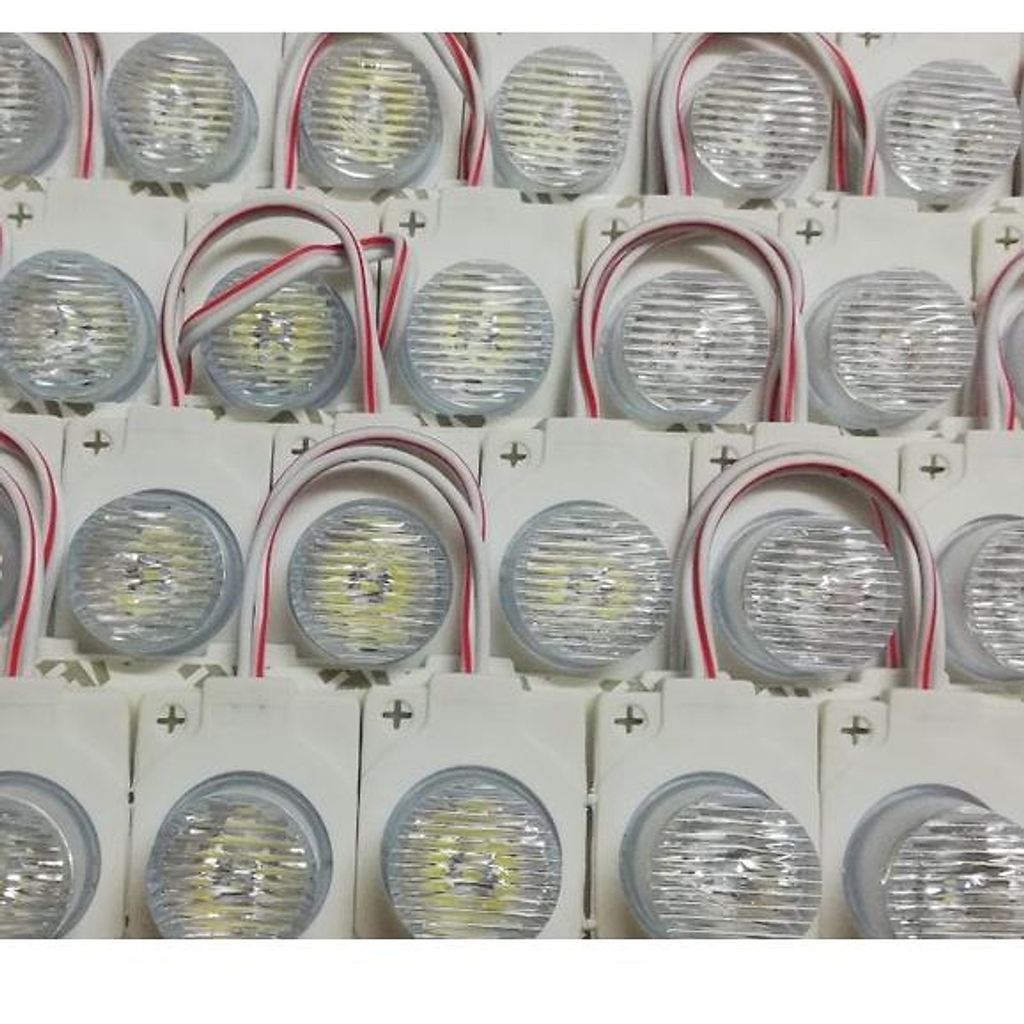 Đèn Led rọi mắt trâu, 1.5W điện áp DC12V, 1 dây 20 bóng, siêu sáng ( trắng, trắng lạnh, vàng ấm, đỏ, xanh dương, xanh lá )