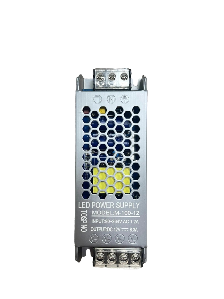 Nguồn công trình 12V 8.3A 100W trong nhà màu trắng chất lượng cao, siêu bền