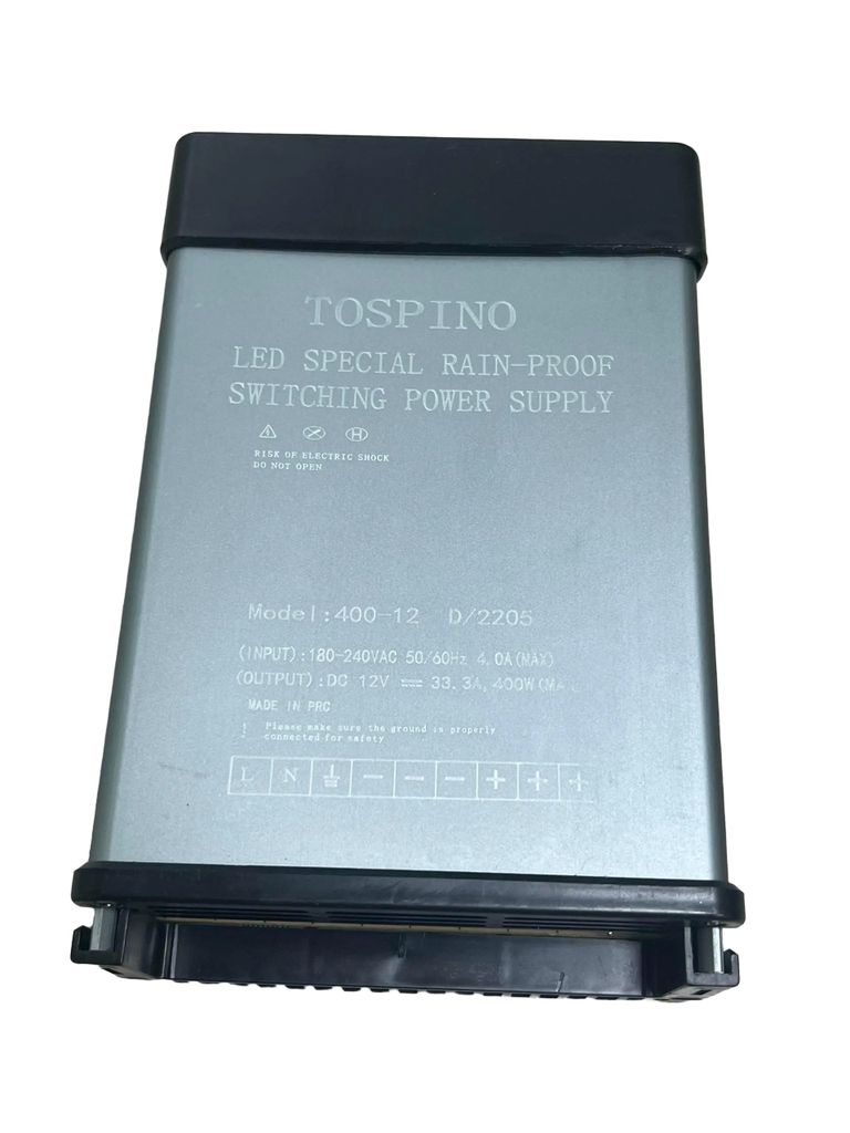 Nguồn Led 12V 33A 400w vỏ nhôm ngoài trời,Nguồn chống nước siêu bền,chất lượng cao,vượt trội