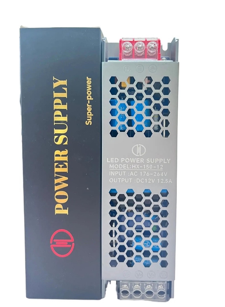 Nguồn mỏng, nguồn dẹp vỏ xám 12V 12.5A 150W Chất lượng cao siêu bền