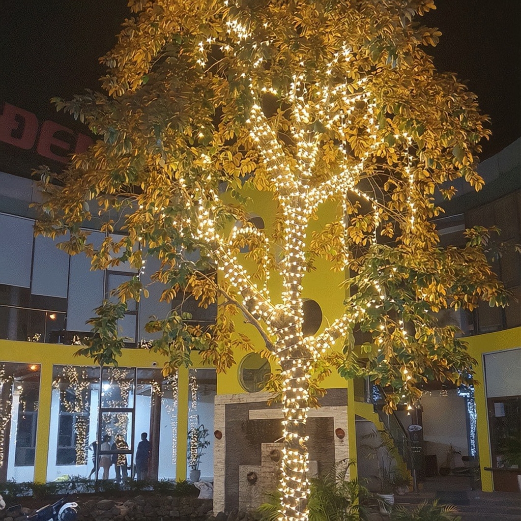 Led đúc F5 12V quấn cây ngoài trời, biển quảng cáo (trắng, vàng ấm, vàng đậm, xanh dương, xanh lá, hồng, đỏ)