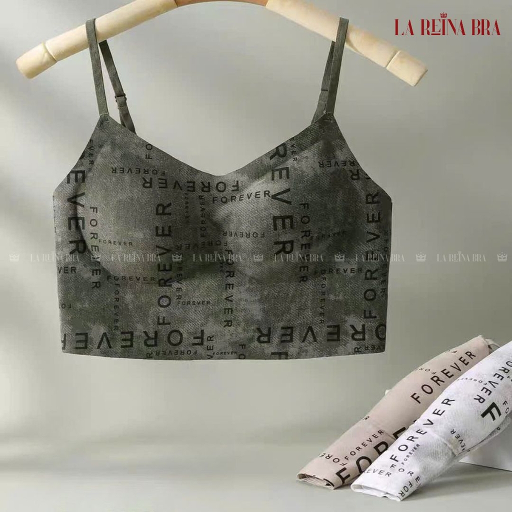 Áo Bra Croptop FOREVER Nữ Có Mút Ngực, Dáng Ôm Body, Dây Mảnh Sexy - LRAB244