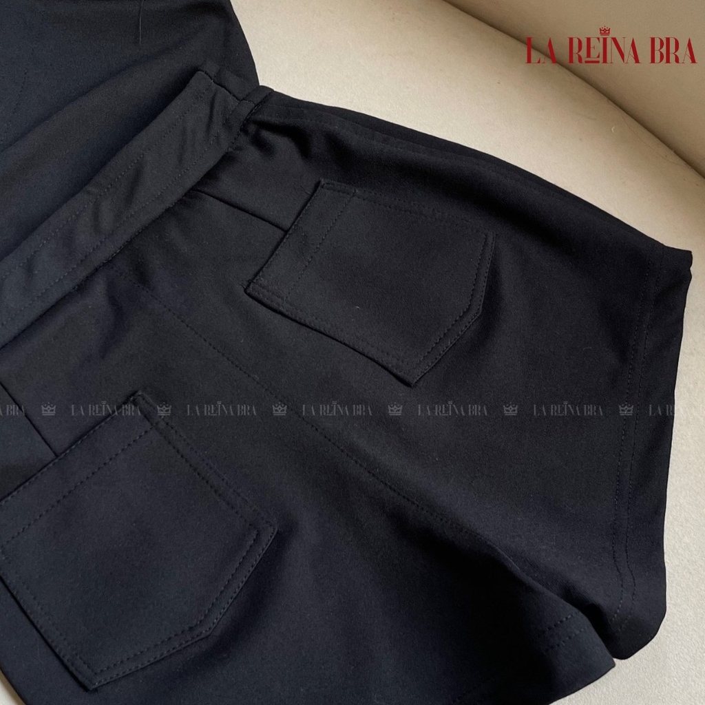 Quần short umi Hàn Quốc dáng khuy ôm body