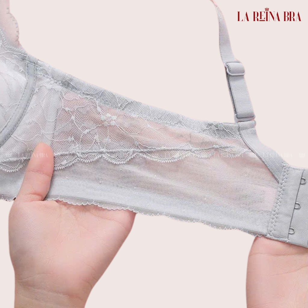 Áo Lót Nữ Ren Tơ, Thiết Kế Nâng Ngực Gợi Cảm, Ren Mềm Quyến Rũ Đệm Nâng 3cm -LRAL171