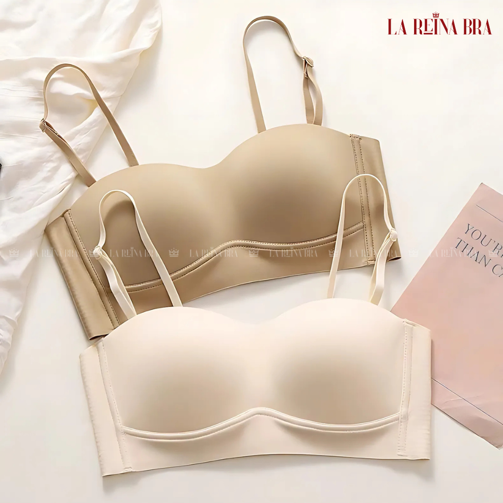 Áo Lót LA REINA BRA–Áo Quây Su Không Viền, Không Lộ, Mặc Ôm Nâng Ngực - LRCN082