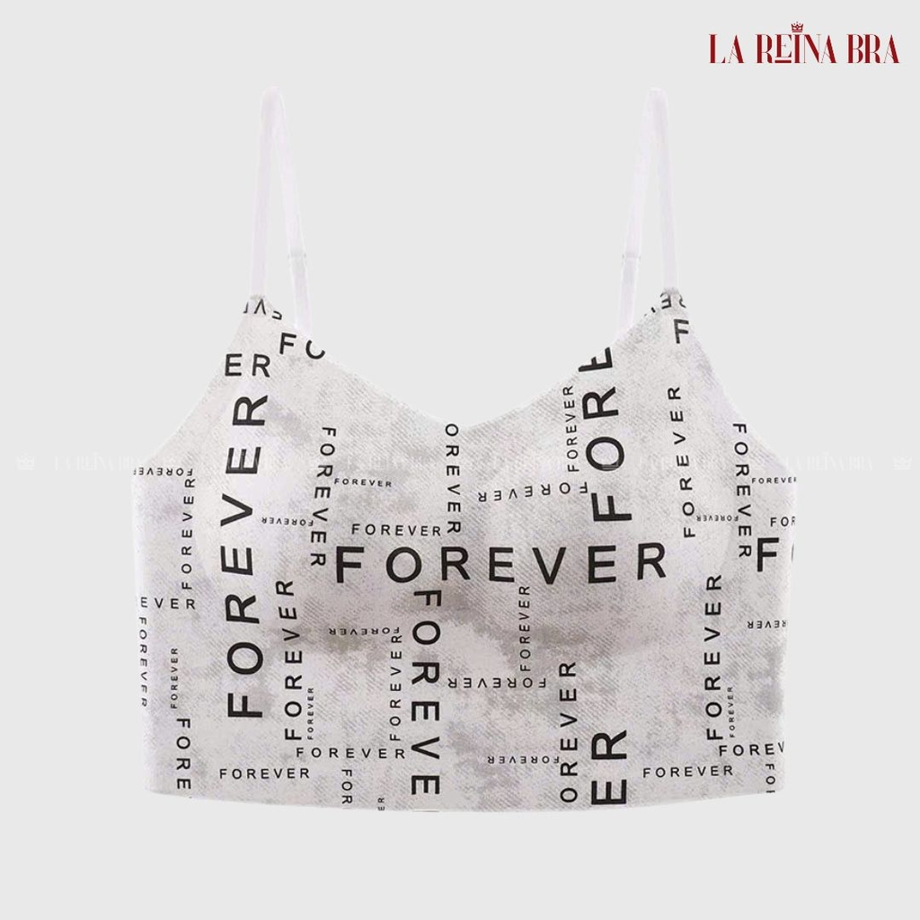 Áo Bra Croptop FOREVER Nữ Có Mút Ngực, Dáng Ôm Body, Dây Mảnh Sexy - LRAB244