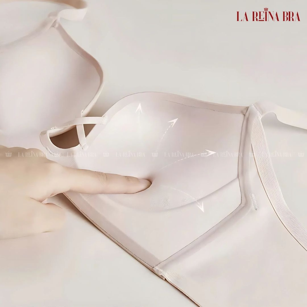 Áo Lót Nữ Su Mỏng Mềm Mịn 2cm, Không Gọng Ôm Nâng Ngực Tròn Đẹp -LRAL175