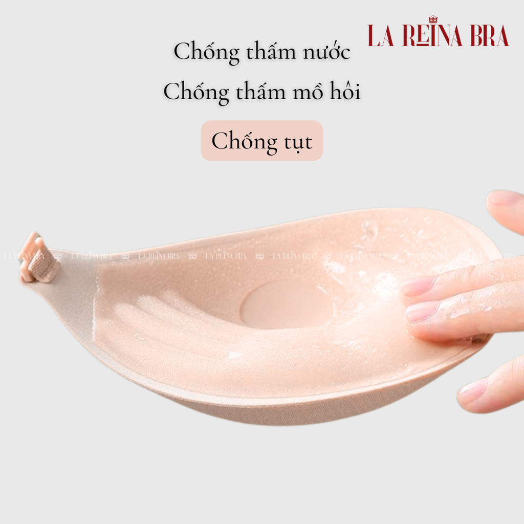Miếng Dán Nâng Ngực Nữ LA REINA BRA  Hình Bàn Tay Siêu Dày Siêu Dính, Áo Dán Ngực Tạo Khe - LRDN001