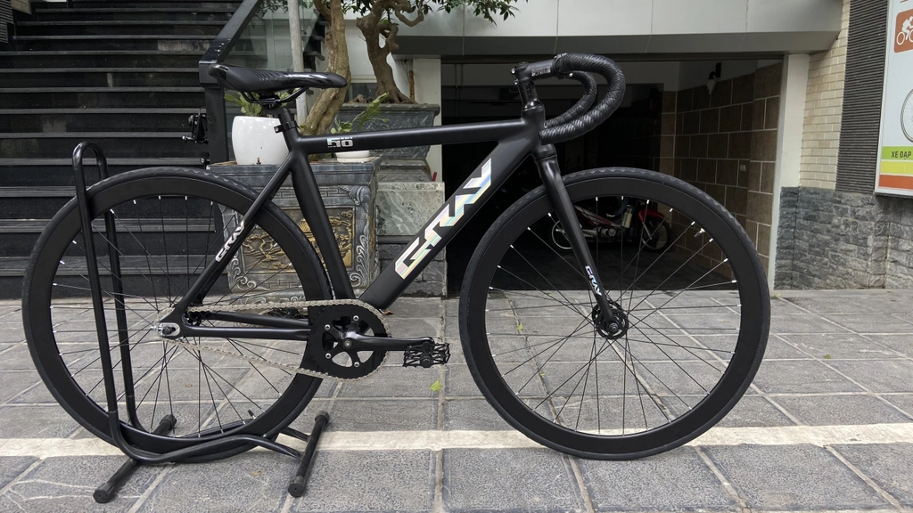 Xe đạp fixed gear Gray F10