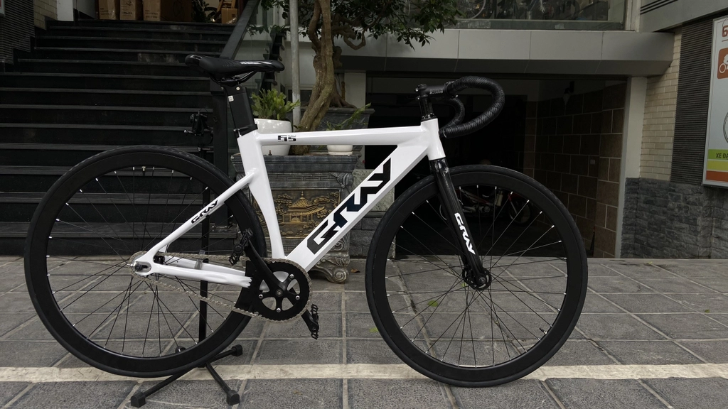 Xe đạp fixed gear Gray F15