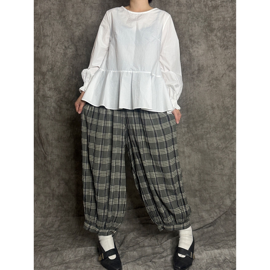 Balloon Pants - Checkered