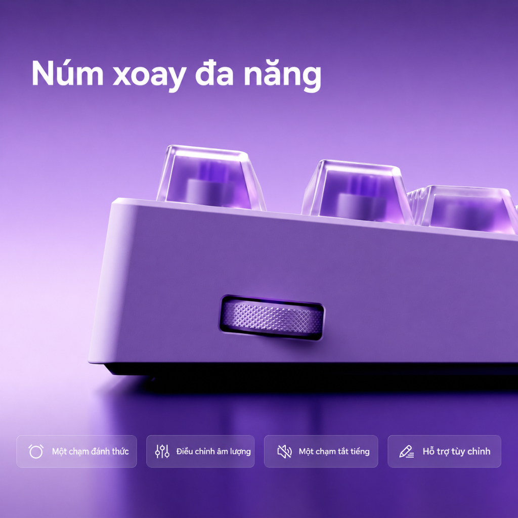 MCHOSE ACE 75 | Bàn Phím Gaming HE Chuyên Game 8K | Scan Rate 256K, Độ Trễ 0.08ms, Accuracy 0.001mm, RGB 16.8 Triệu Màu