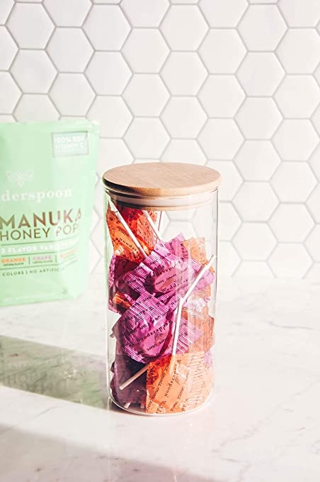 Kẹo Mút Mật Ong Manuka Hữu Cơ Wedderspoon Organic Manuka Honey Lollipops, Variety Pack