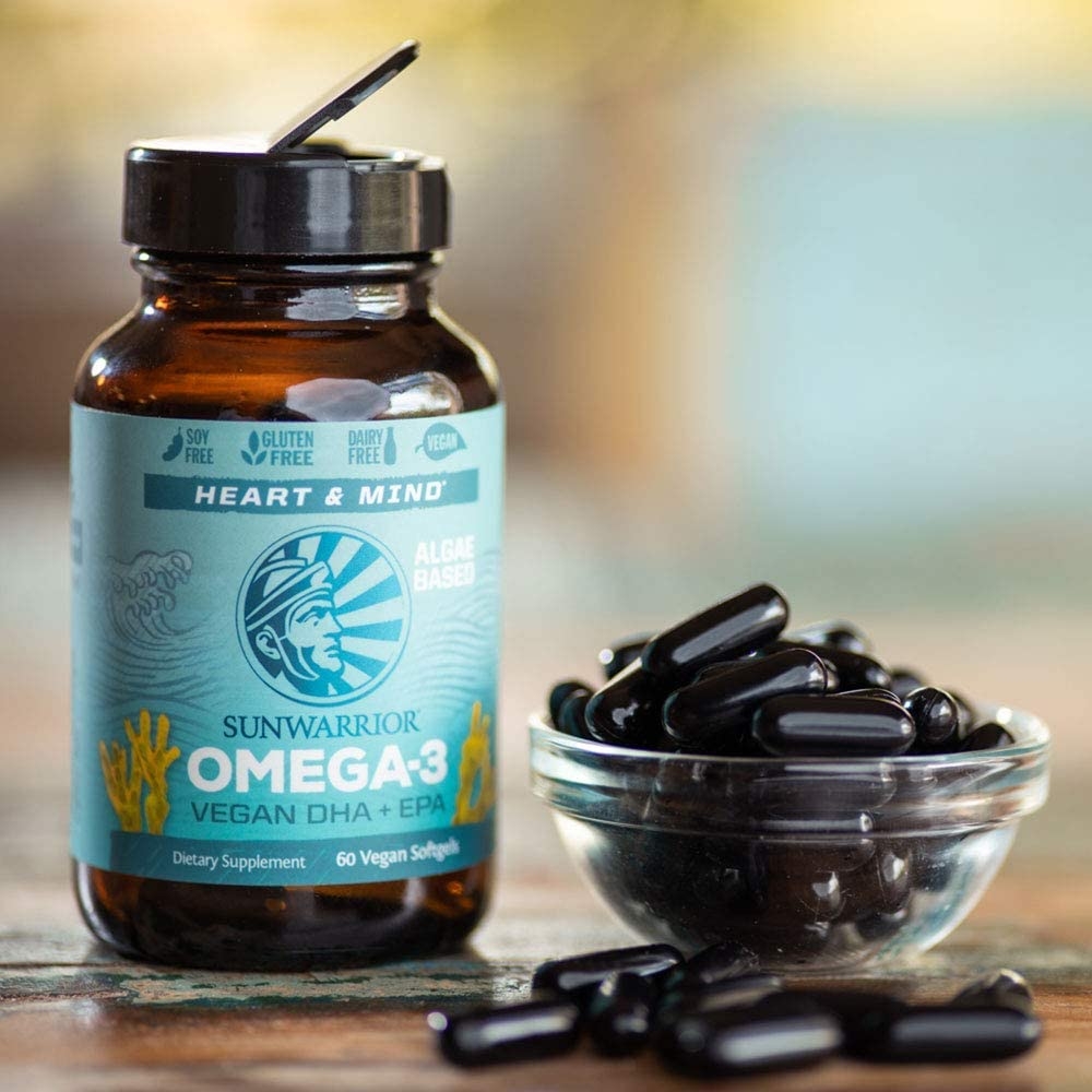 Viên Omega-3 Thuần Chay Từ Tảo Sunwarrior Omega-3, Vegan DHA & EPA