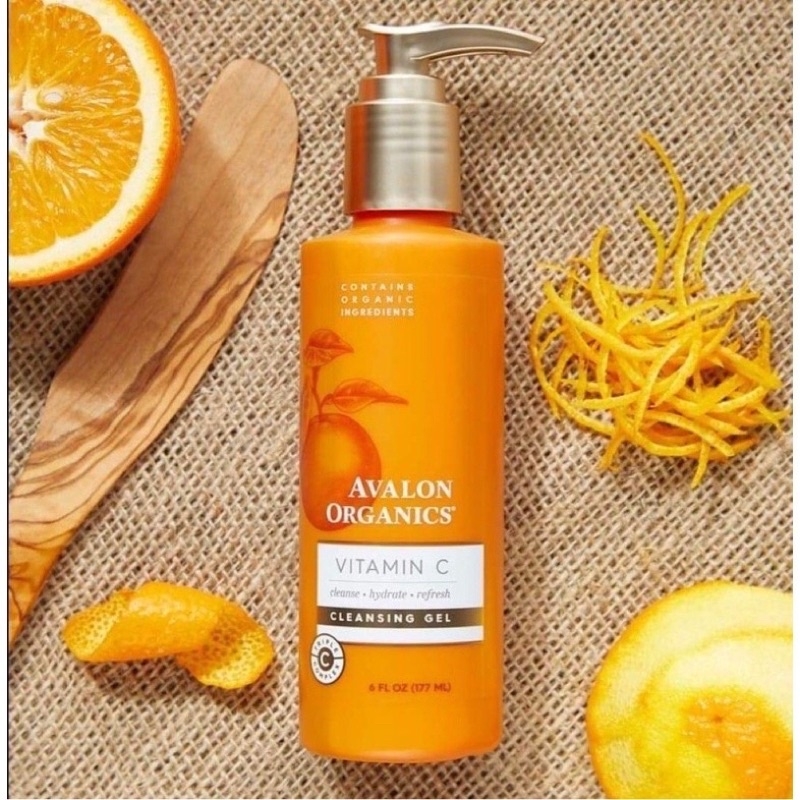 Sữa Rửa Mặt Vitamin C Hữu Cơ Avalon Organics Vitamin C Cleansing Gel
