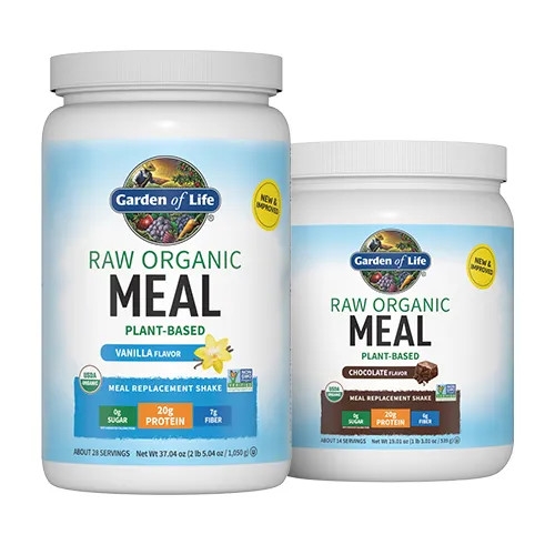 Bữa Ăn Thô Hữu Cơ Garden Of Life Raw Organic Meal Replacement Protein Powder