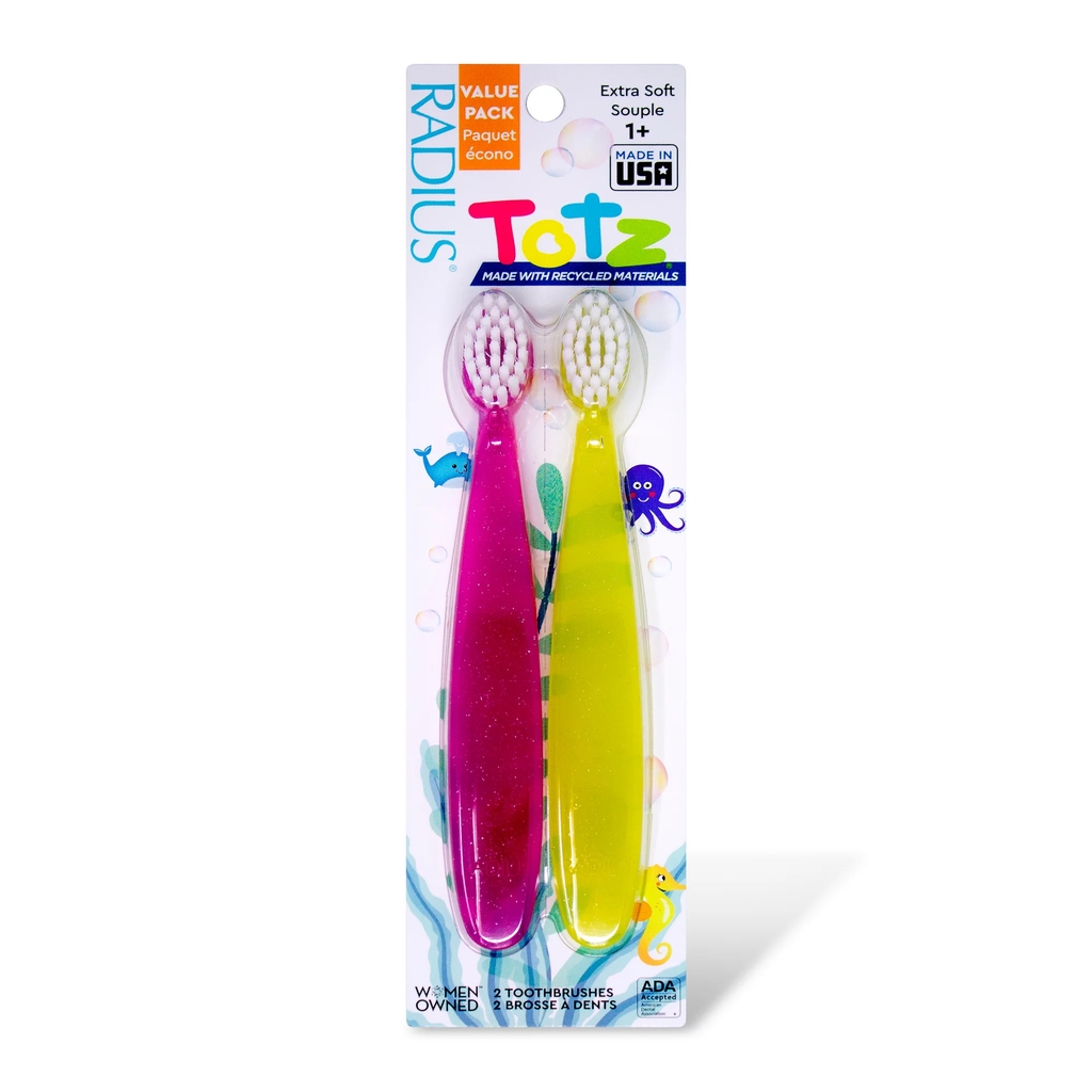 Set 2 Bàn chải Radius Cho Bé 1y+