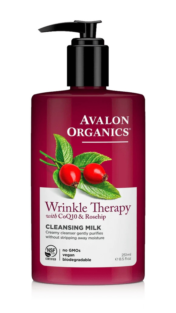 Sữa Rửa Mặt Chống Lão Hóa CoQ10 & Tầm xuân Avalon Organics CoQ10 Facial Cleansing Milk