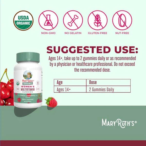 Viên Nhai Vitamin Tổng Hợp Cho Nữ MaryRuth's
