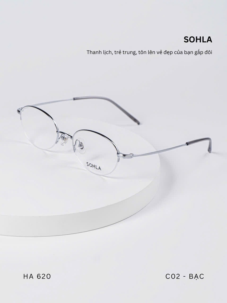GỌNG KÍNH CẬN, HIỆU SOHLA, MÃ: HA62014