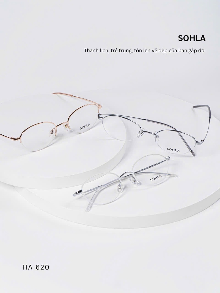 GỌNG KÍNH CẬN, HIỆU SOHLA, MÃ: HA62014