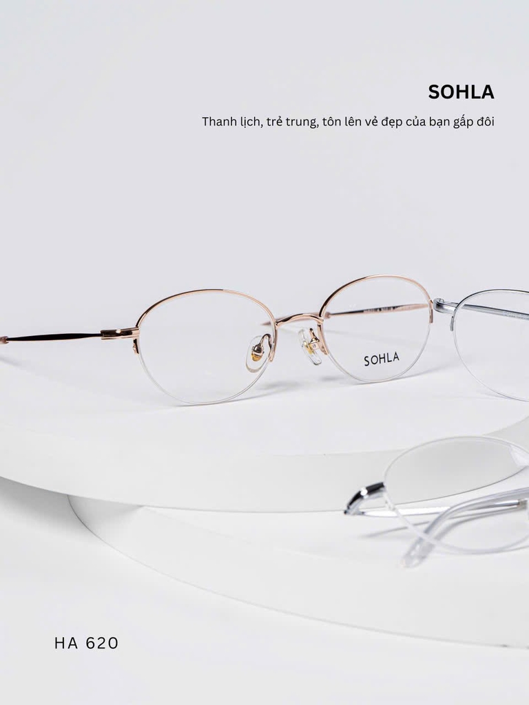 GỌNG KÍNH CẬN, HIỆU SOHLA, MÃ: HA62014