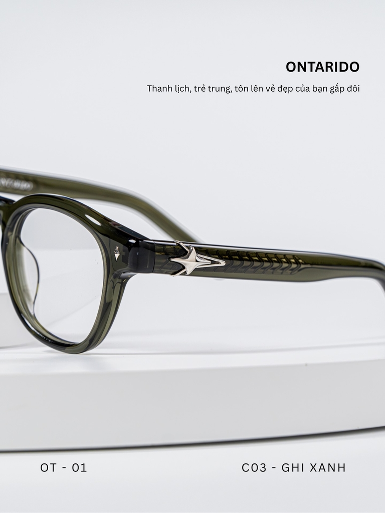 GỌNG KÍNH CẬN, HIỆU ONTARIDO, MÃ: OT01