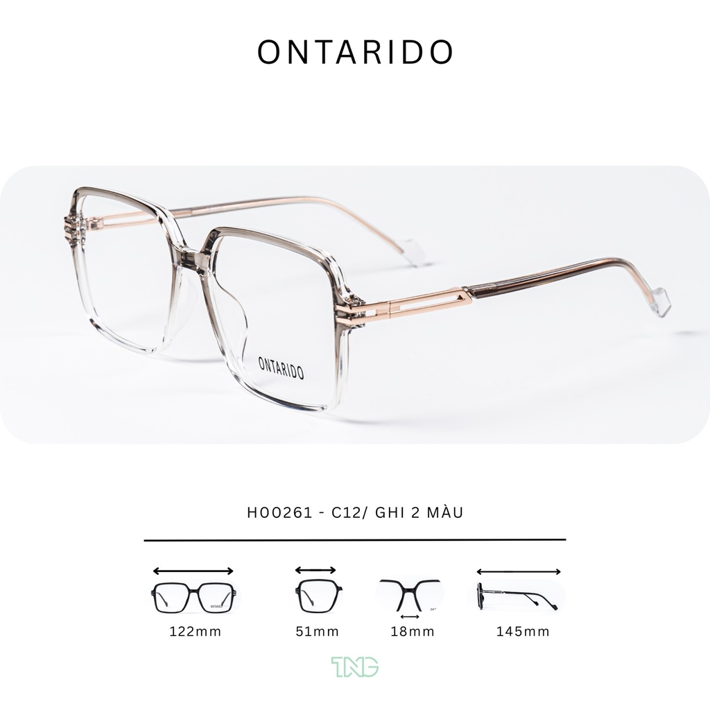 GỌNG KÍNH CẬN, HIỆU ONTARIDO, MÃ: H00261