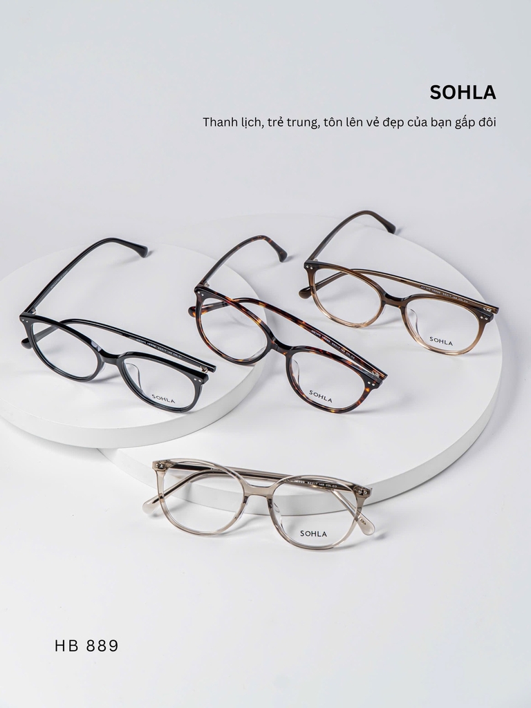 GỌNG KÍNH CẬN, HIỆU SOHLA, MÃ: HSB889