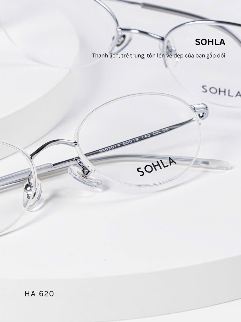 GỌNG KÍNH CẬN, HIỆU SOHLA, MÃ: HA62014