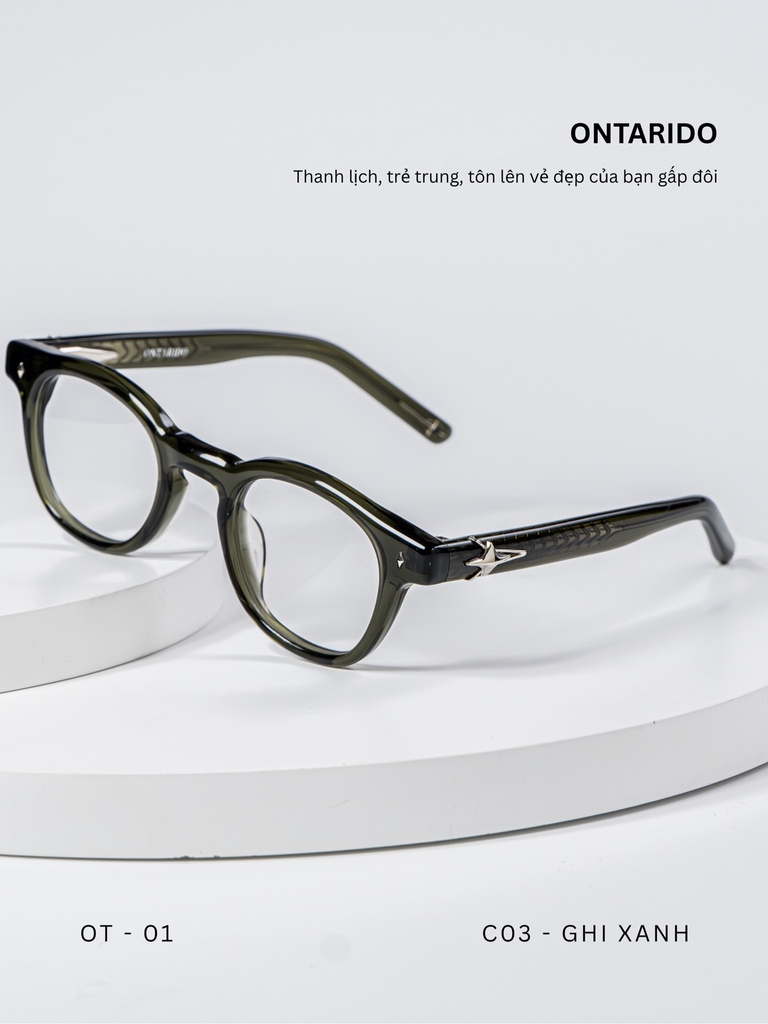 GỌNG KÍNH CẬN, HIỆU ONTARIDO, MÃ: OT01