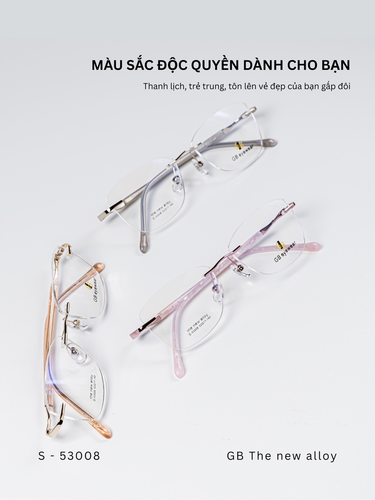 GỌNG KÍNH, HIỆU GB, MÃ:53008