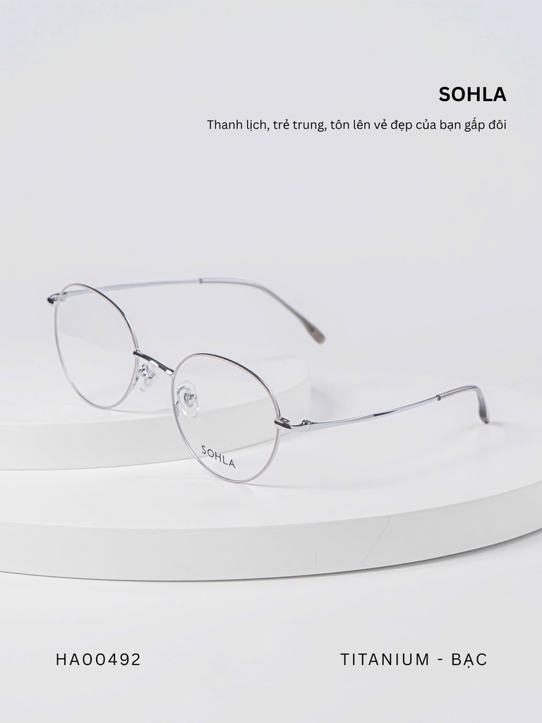 GỌNG KÍNH CẬN, HIỆU SOHLA, MÃ: HA00492