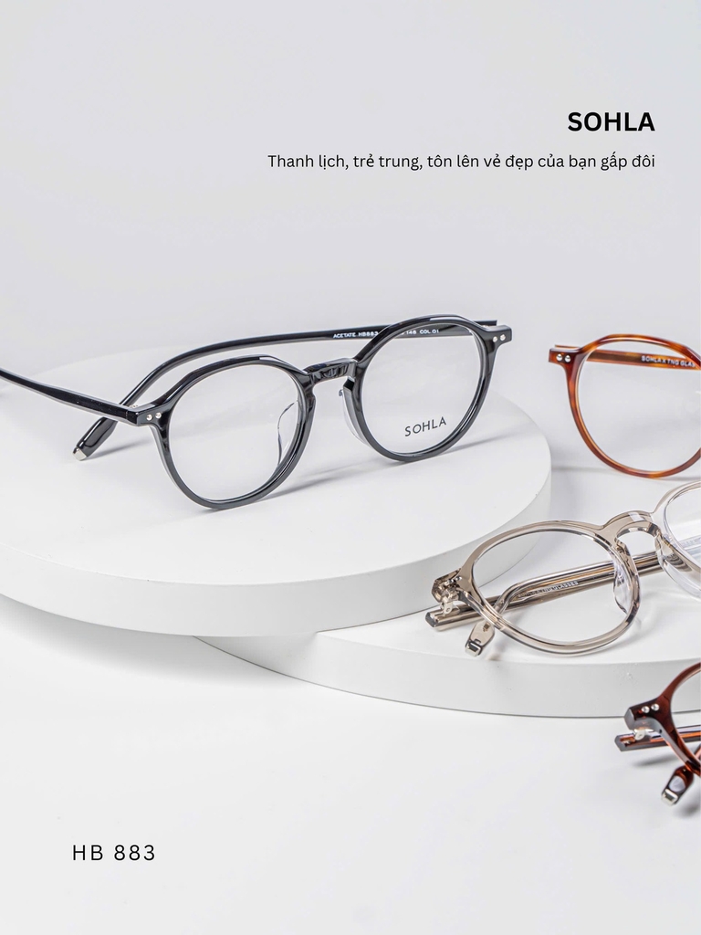 GỌNG KÍNH CẬN, HIỆU SOHLA, MÃ: 883