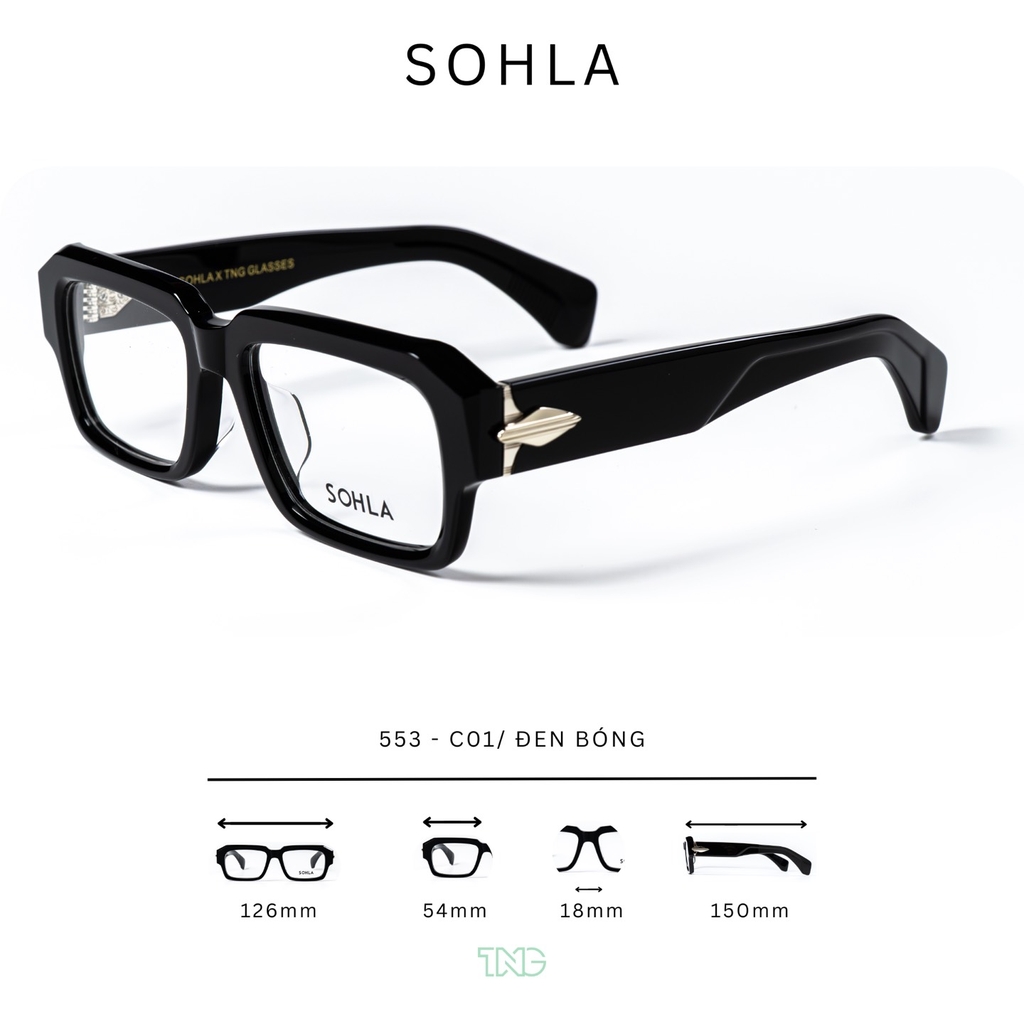 GỌNG KÍNH CẬN, HIỆU SOHLA, MÃ 553