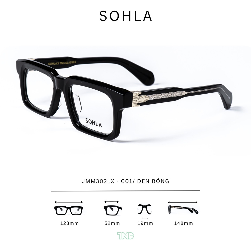 GỌNG KÍNH CẬN, HIỆU SOHLA, MÃ JMM302LX
