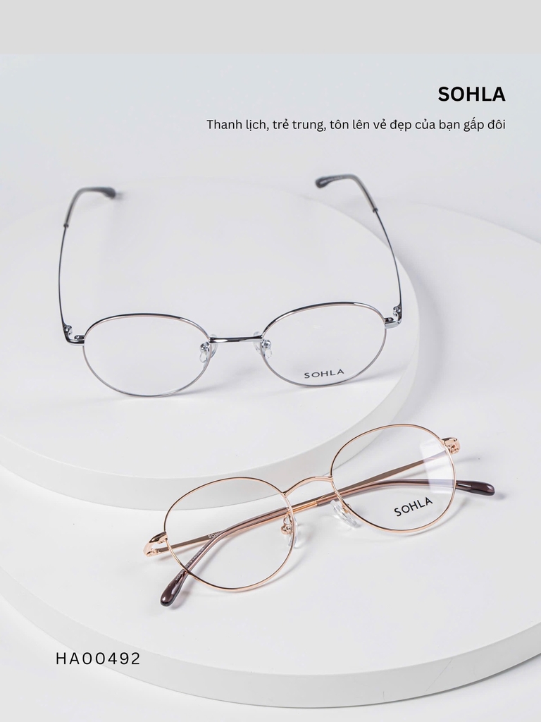 GỌNG KÍNH CẬN, HIỆU SOHLA, MÃ: HA00492