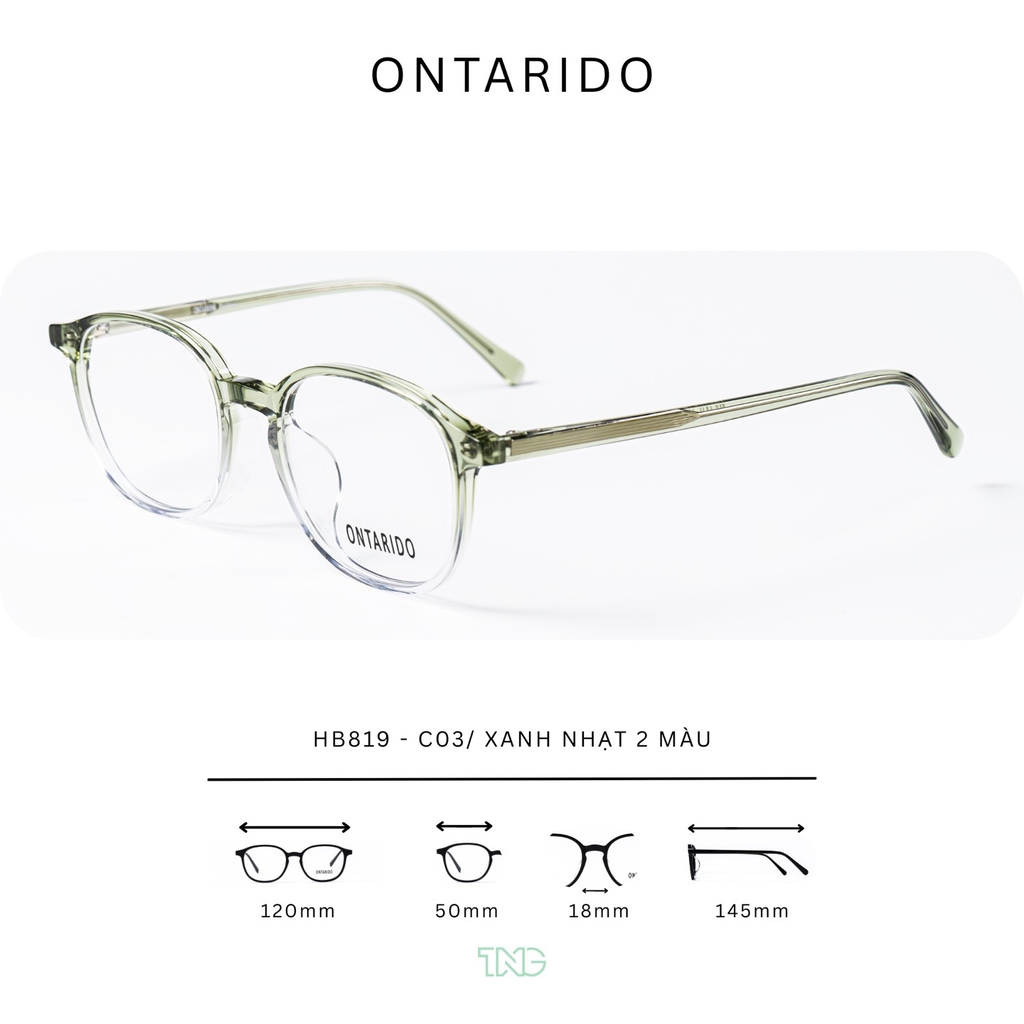 GỌNG KÍNH CẬN, HIỆU ONTARIDO, MÃ: HB819