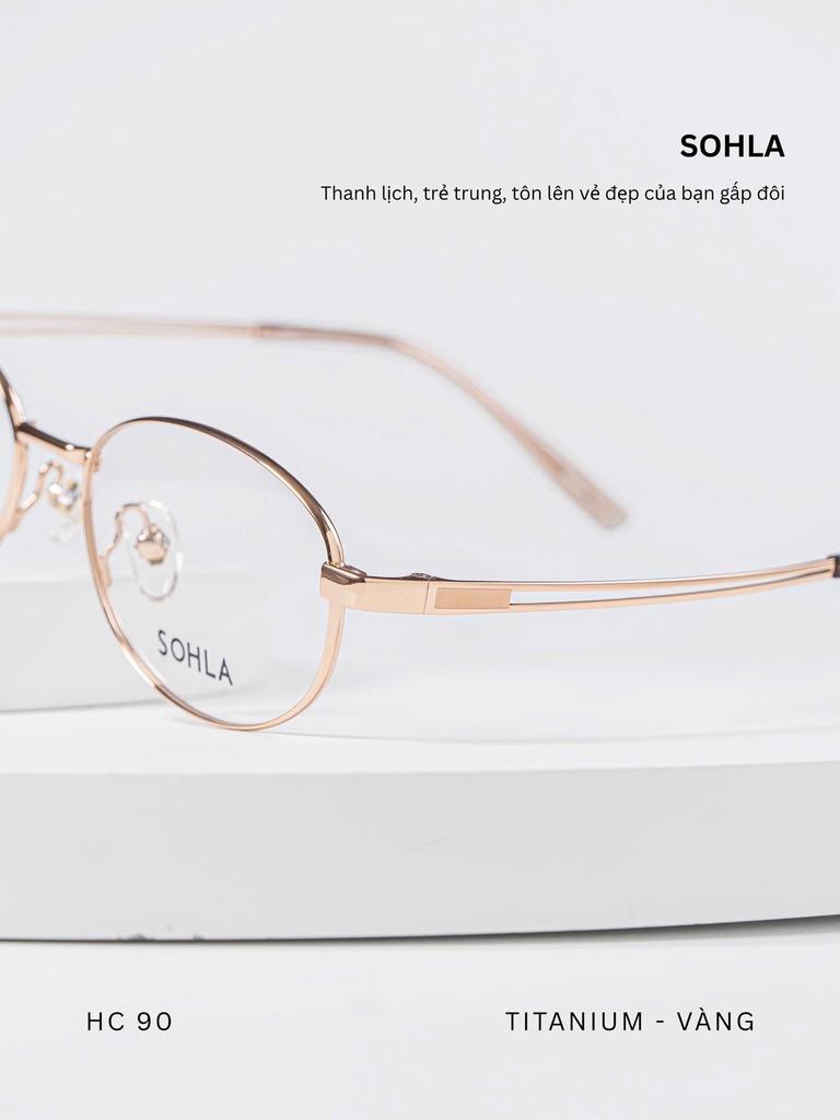 GỌNG KÍNH CẬN, HIỆU SOHLA, MÃ: HC90139