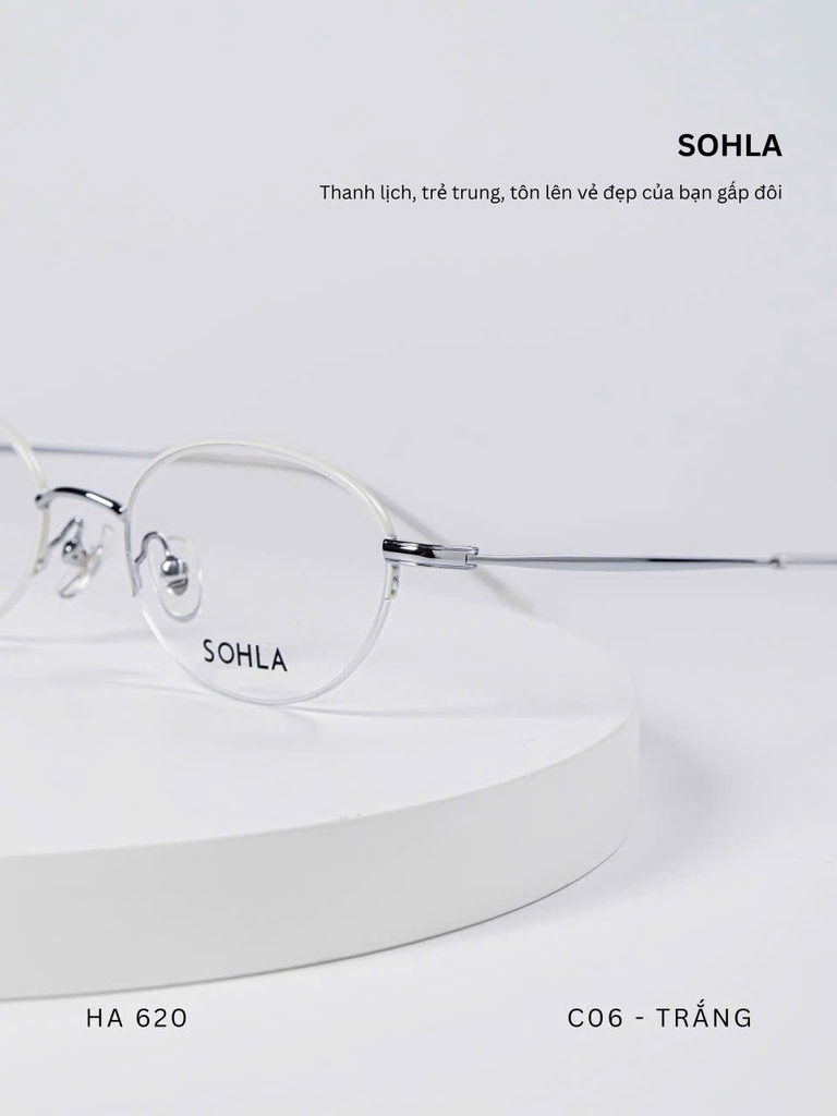 GỌNG KÍNH CẬN, HIỆU SOHLA, MÃ: HA62014
