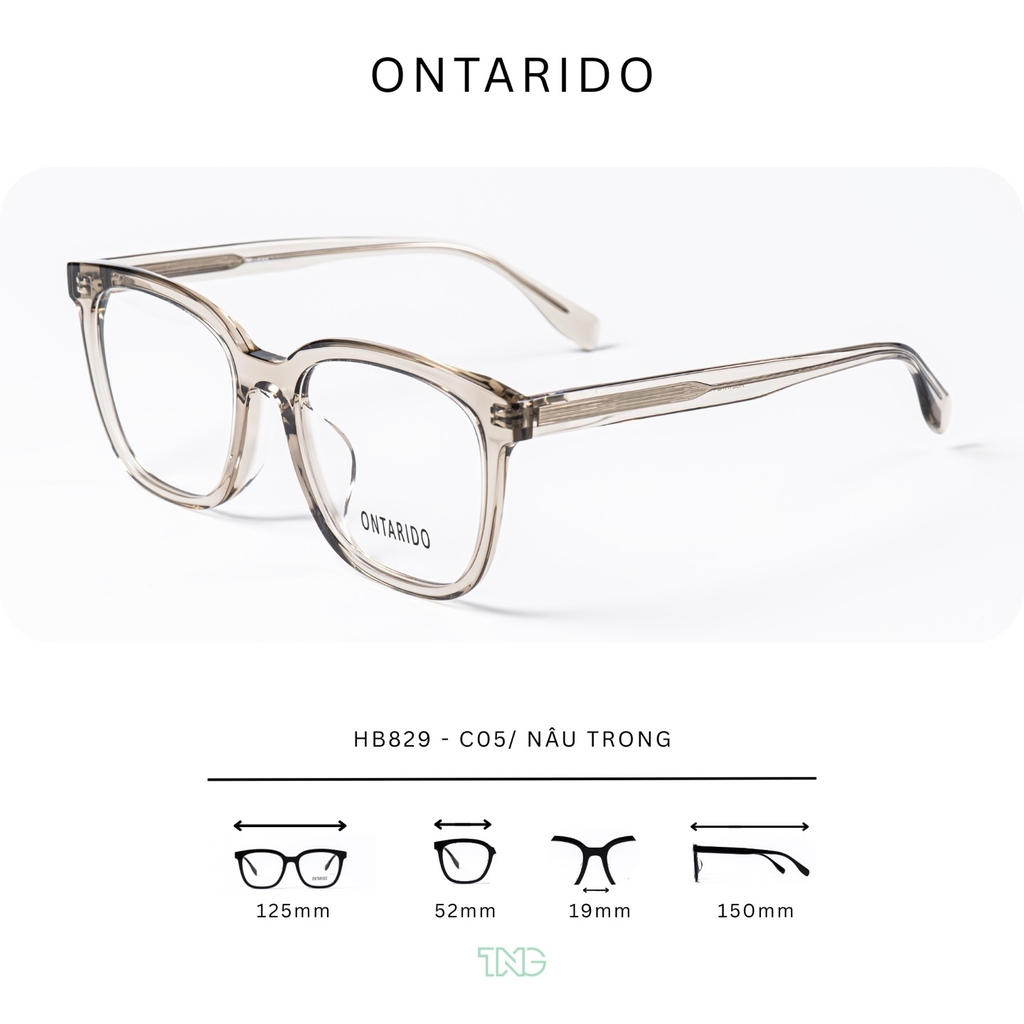 GỌNG KÍNH CẬN, HIỆU ONTARIDO, MÃ: HB829