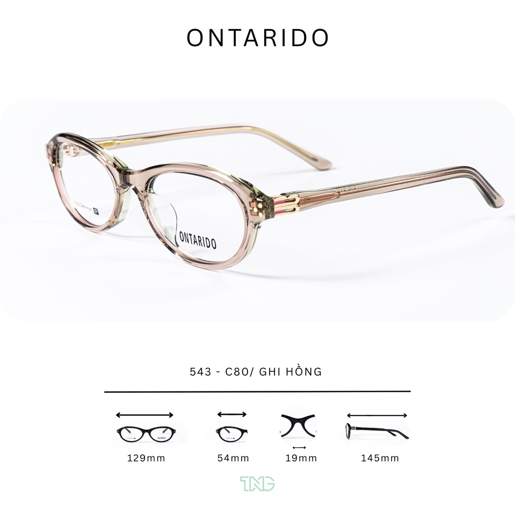 GỌNG KÍNH CẬN, HIỆU ONTARIDO, MÃ: 543