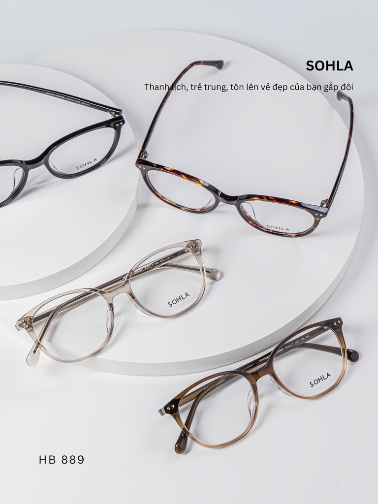GỌNG KÍNH CẬN, HIỆU SOHLA, MÃ: HSB889