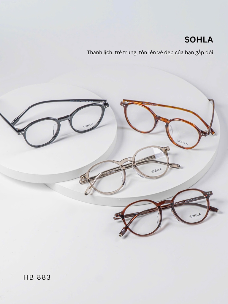 GỌNG KÍNH CẬN, HIỆU SOHLA, MÃ: 883